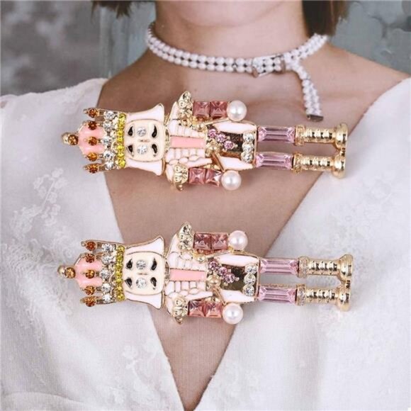 Christmas Nutcracker Earrings - Picture 2 of 7